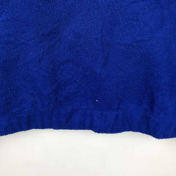 Ralph Lauren Chaps fleece jacket, made in Canada, size L. polyester blue type Vintage Second Hand