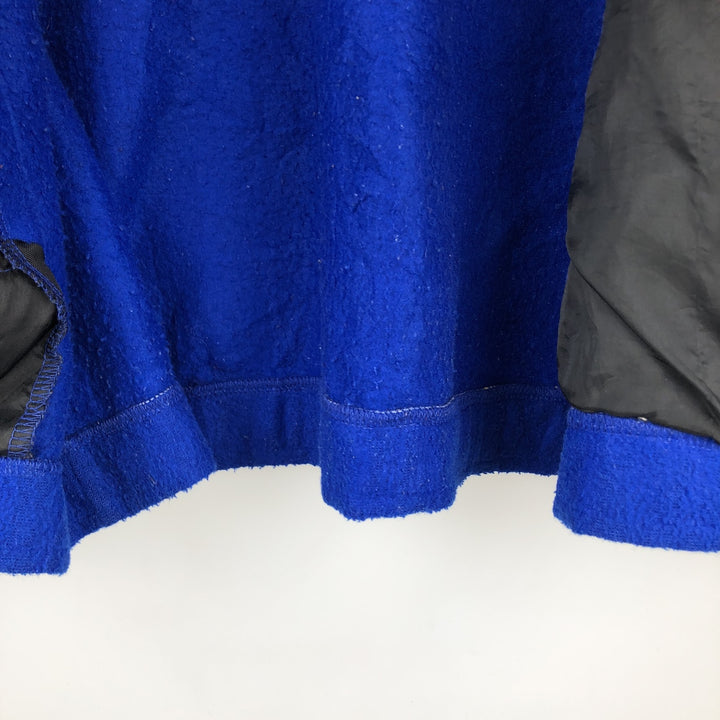 Ralph Lauren Chaps fleece jacket, made in Canada, size L. polyester blue type Vintage Second Hand