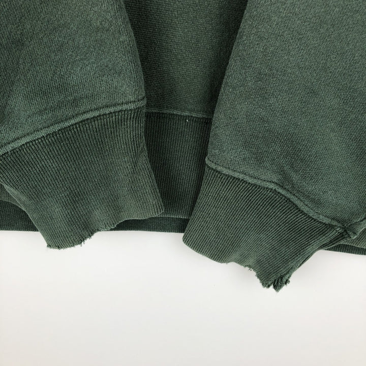 Champion Reverse Weave Reverse Weave Blank Sweatshirt, Men's Size XL cotton green type Vintage Second Hand