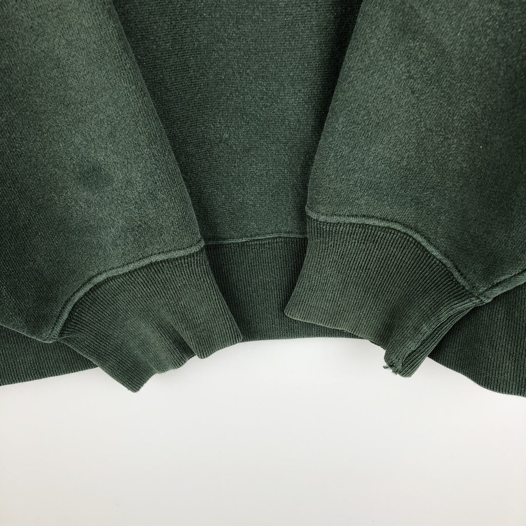 Champion Reverse Weave Reverse Weave Blank Sweatshirt, Men's Size XL cotton green type Vintage Second Hand