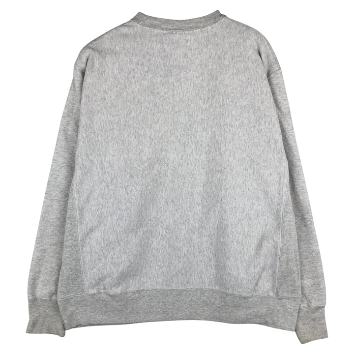 Champion REVERSE WEAVE Reverse Weave College Sweatshirt Trainer Men's L size cotton white type Vintage Second Hand