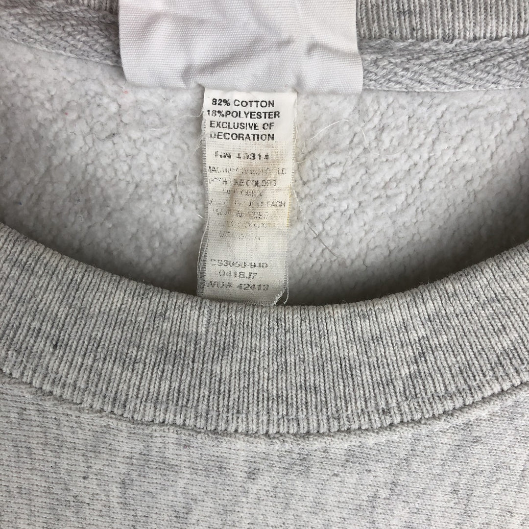 Champion REVERSE WEAVE Reverse Weave College Sweatshirt Trainer Men's L size cotton white type Vintage Second Hand