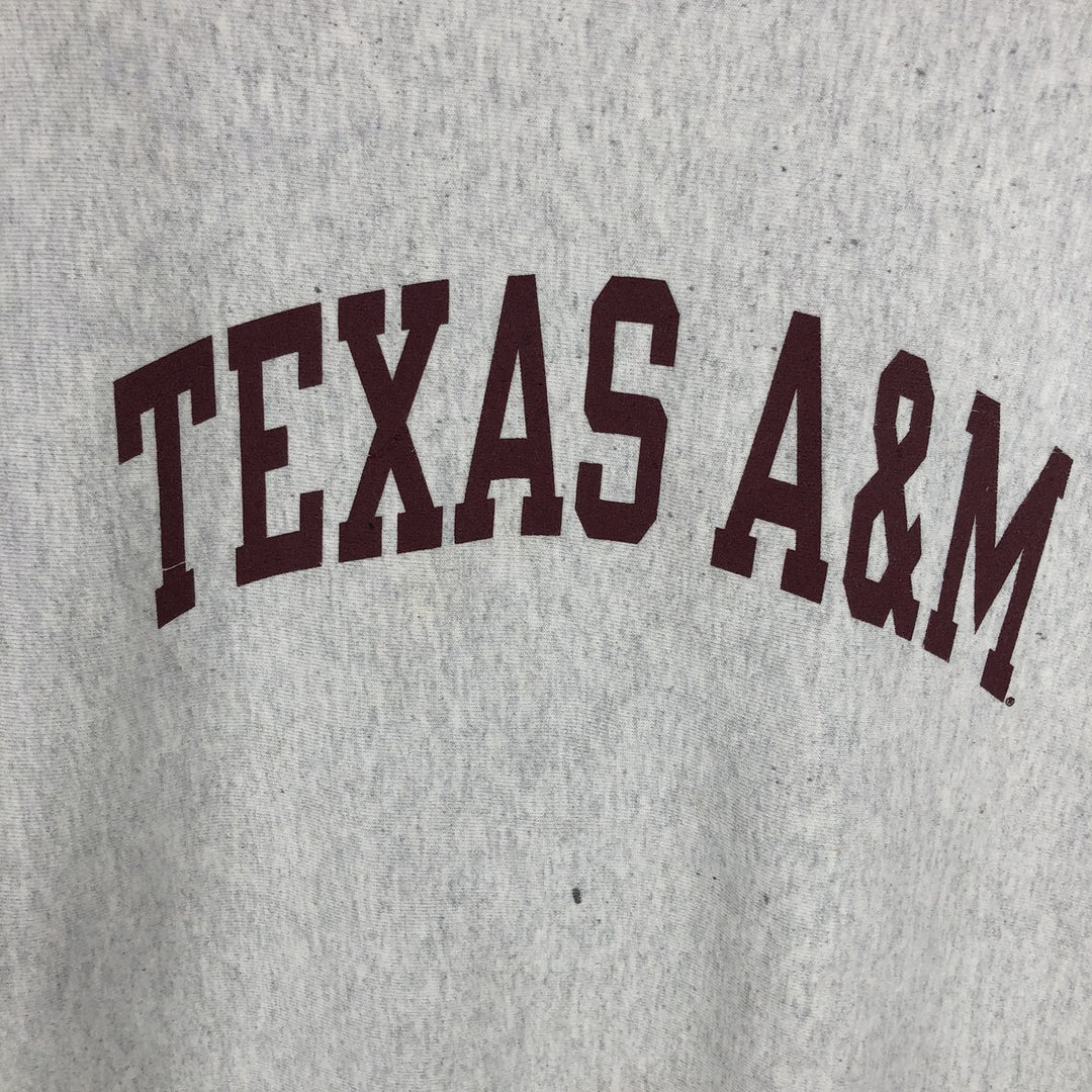 Champion REVERSE WEAVE Reverse Weave College Sweatshirt Trainer Men's L size cotton white type Vintage Second Hand