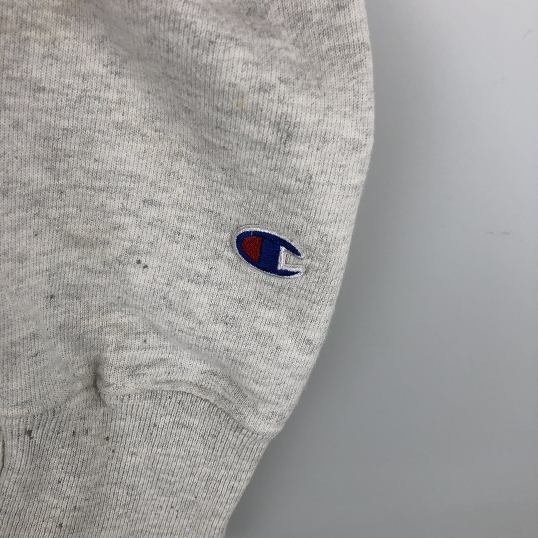 Champion REVERSE WEAVE Reverse Weave College Sweatshirt Trainer Men's L size cotton white type Vintage Second Hand