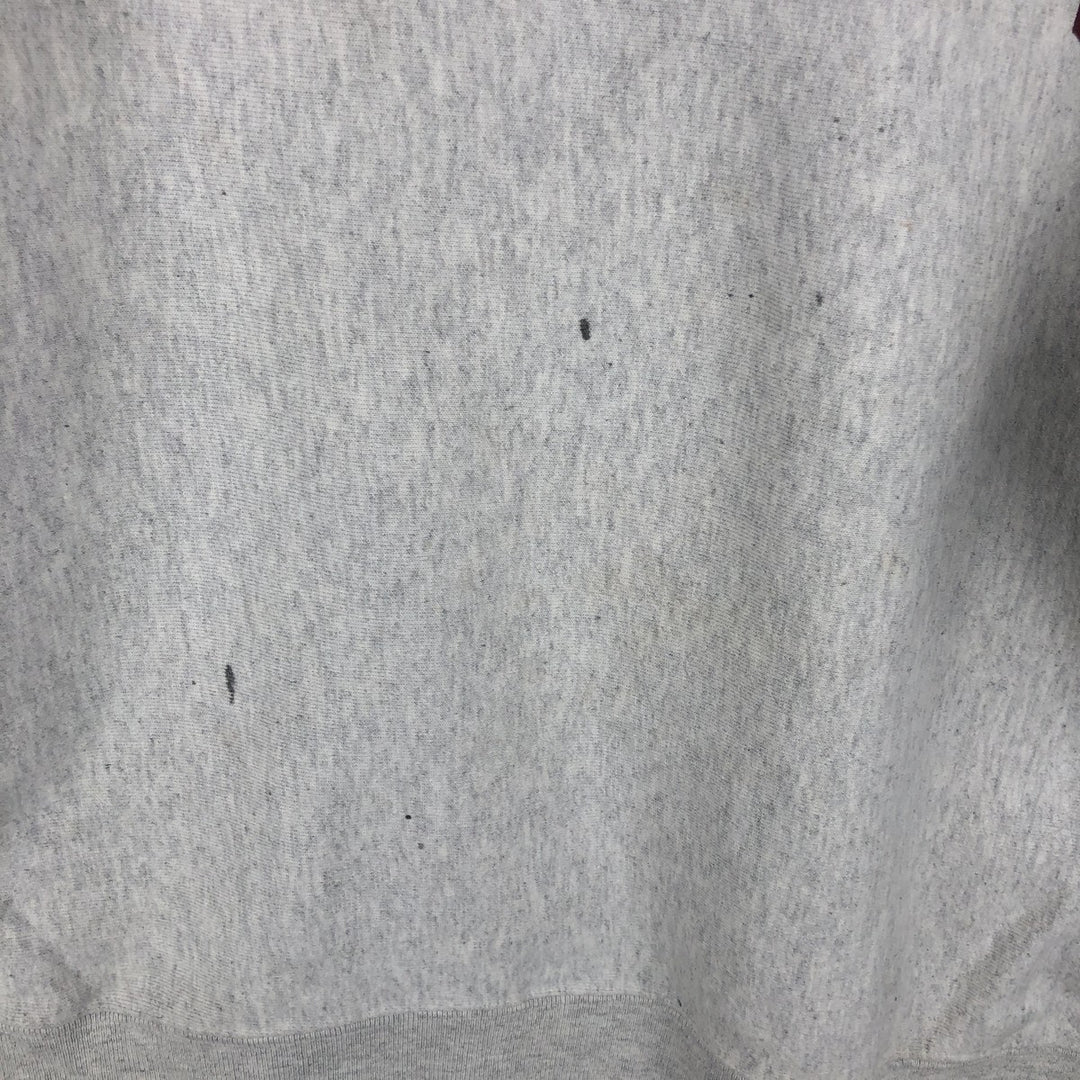 Champion REVERSE WEAVE Reverse Weave College Sweatshirt Trainer Men's L size cotton white type Vintage Second Hand