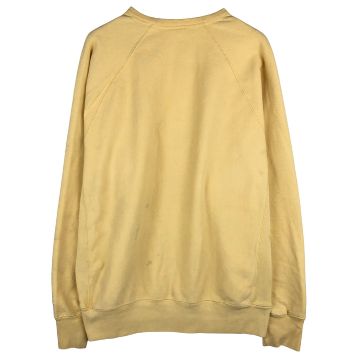 Champion Reverse Weave Reverse Weave Sweatshirt, Men's XL, No Weave, Solid Color cotton yellow type Vintage Second Hand