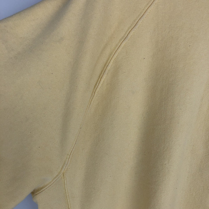 Champion Reverse Weave Reverse Weave Sweatshirt, Men's XL, No Weave, Solid Color cotton yellow type Vintage Second Hand