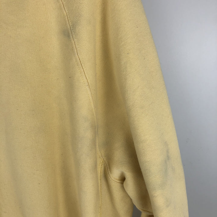 Champion Reverse Weave Reverse Weave Sweatshirt, Men's XL, No Weave, Solid Color cotton yellow type Vintage Second Hand