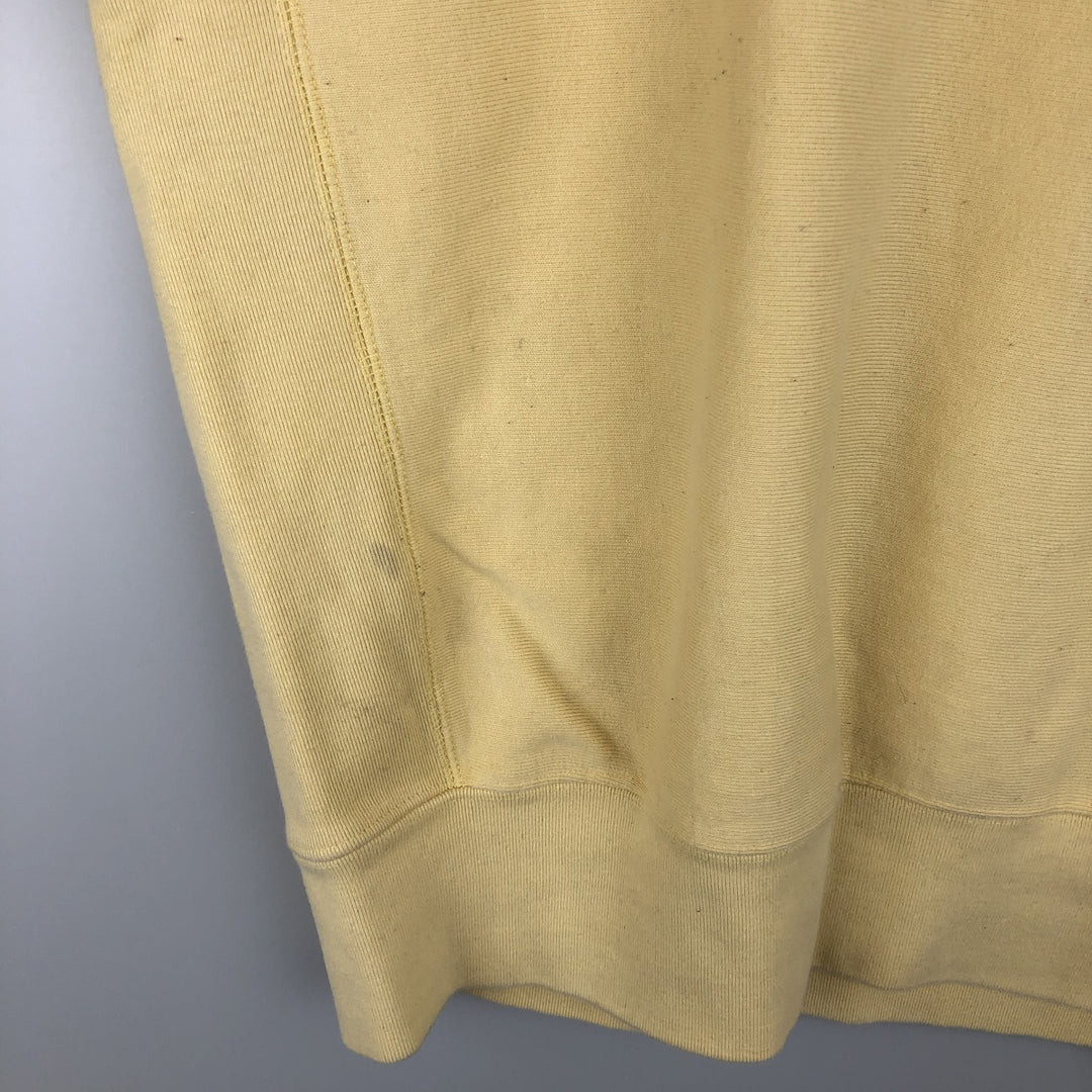 Champion Reverse Weave Reverse Weave Sweatshirt, Men's XL, No Weave, Solid Color cotton yellow type Vintage Second Hand