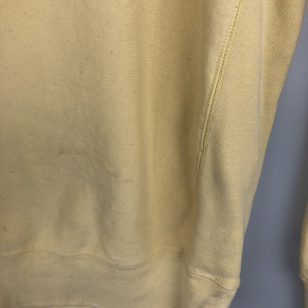 Champion Reverse Weave Reverse Weave Sweatshirt, Men's XL, No Weave, Solid Color cotton yellow type Vintage Second Hand