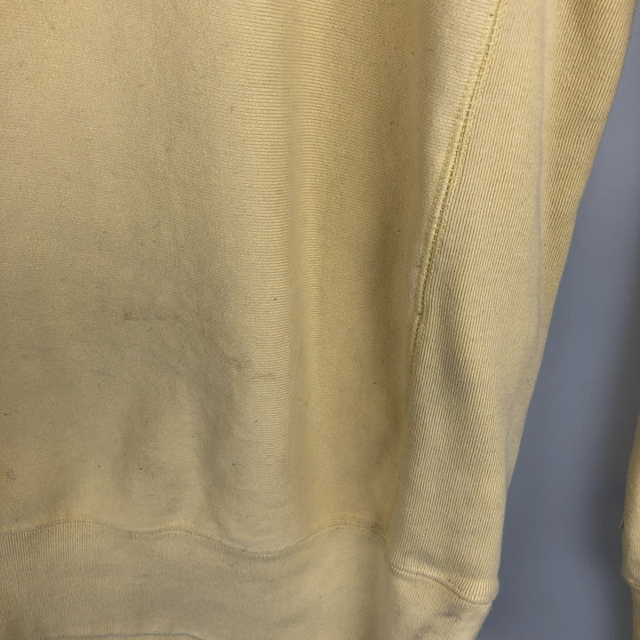 Champion Reverse Weave Reverse Weave Sweatshirt, Men's XL, No Weave, Solid Color cotton yellow type Vintage Second Hand