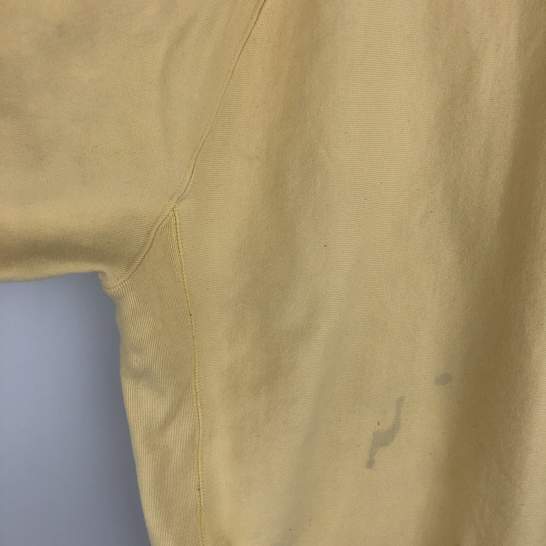 Champion Reverse Weave Reverse Weave Sweatshirt, Men's XL, No Weave, Solid Color cotton yellow type Vintage Second Hand