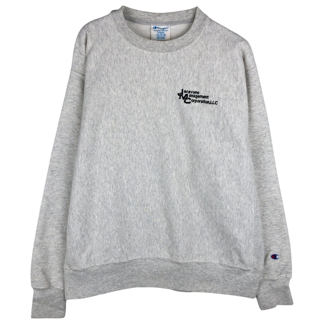 Champion Reverse Weave Advertising Sweatshirt, Men's Size L cotton white type Vintage Second Hand