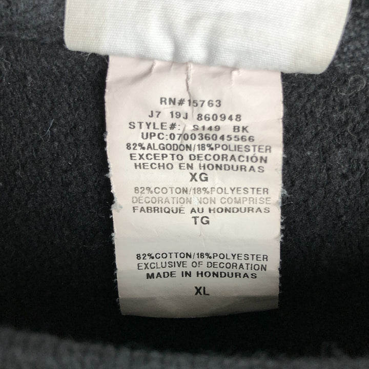 Champion Reverse Weave PHIL LONG Advertising Sweatshirt, Men's XL cotton black type Vintage Second Hand