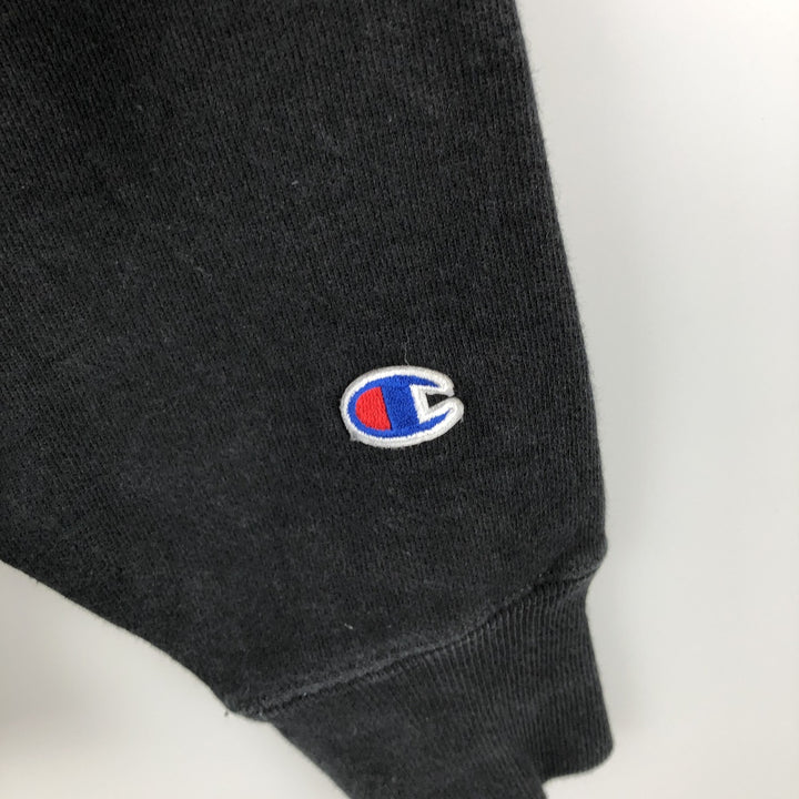 Champion Reverse Weave PHIL LONG Advertising Sweatshirt, Men's XL cotton black type Vintage Second Hand