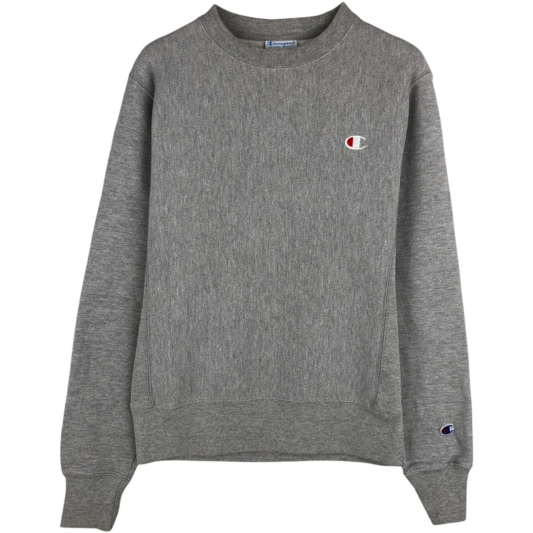 Champion Reverse Weave Logo Sweatshirt, Men's Size Small unclear gray type Vintage Second Hand