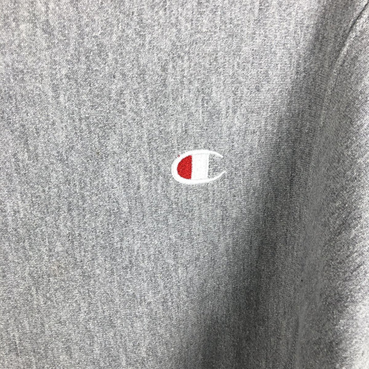 Champion Reverse Weave Logo Sweatshirt, Men's Size Small unclear gray type Vintage Second Hand