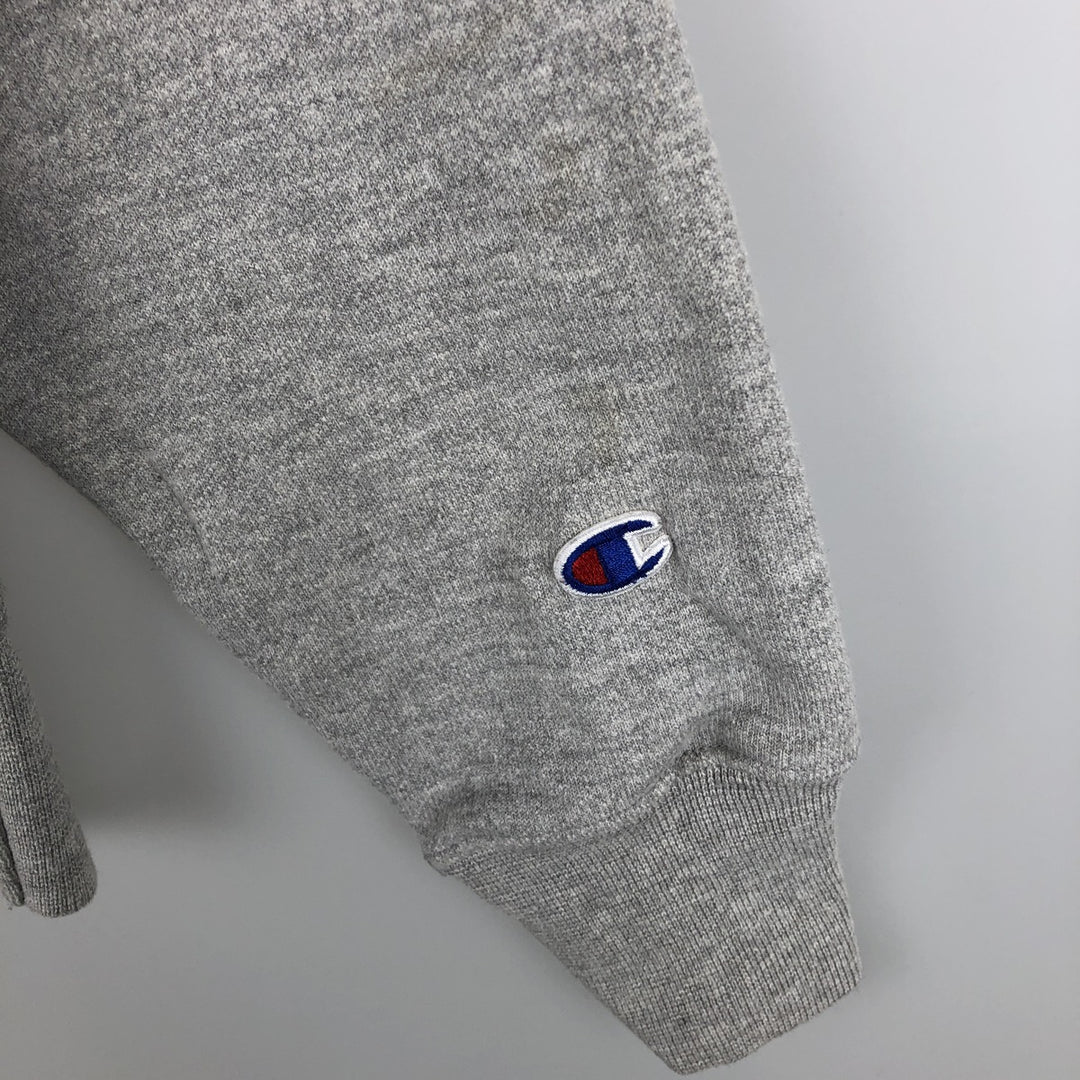 Champion Reverse Weave Logo Sweatshirt, Men's Size Small unclear gray type Vintage Second Hand
