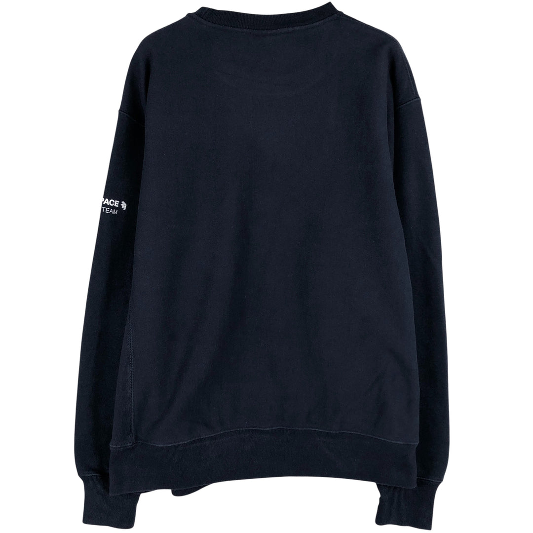 Champion Reverse Weave Logo Sweatshirt, Men's Size L cotton navy blue type Vintage Second Hand