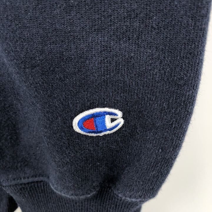 Champion Reverse Weave Logo Sweatshirt, Men's Size L cotton navy blue type Vintage Second Hand