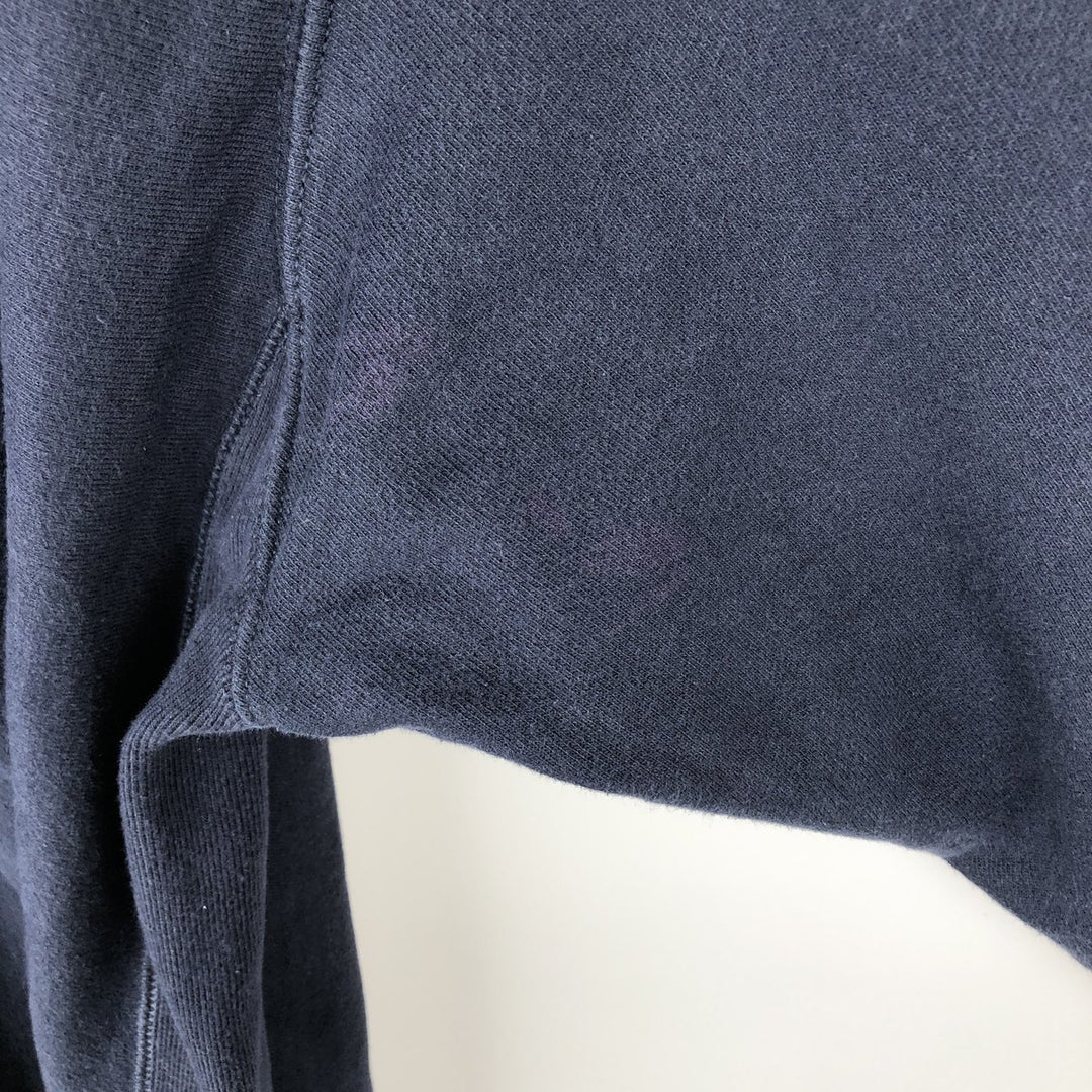 Champion Reverse Weave Logo Sweatshirt, Men's Size L cotton navy blue type Vintage Second Hand
