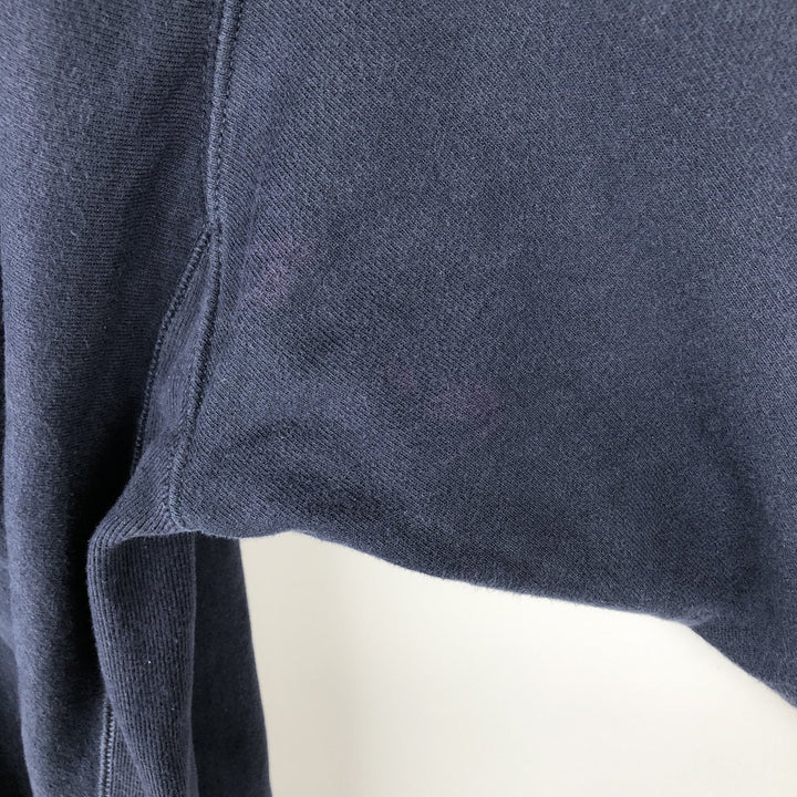 Champion Reverse Weave Logo Sweatshirt, Men's Size L cotton navy blue type Vintage Second Hand