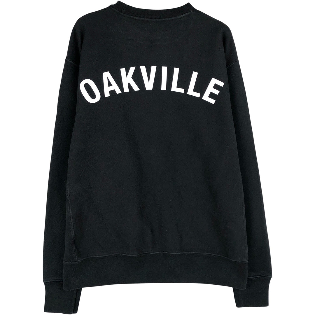 Champion Reverse Weave Logo Sweatshirt, Men's Size L cotton black type Vintage Second Hand