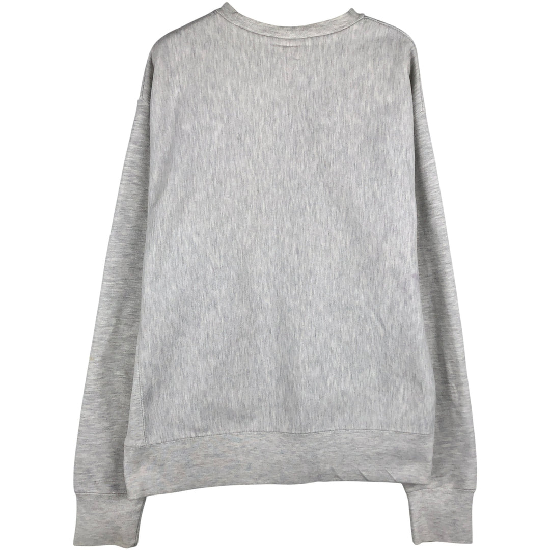 Champion Reverse Weave College Character Sweatshirt, Men's Size L cotton pale white type Vintage Second Hand