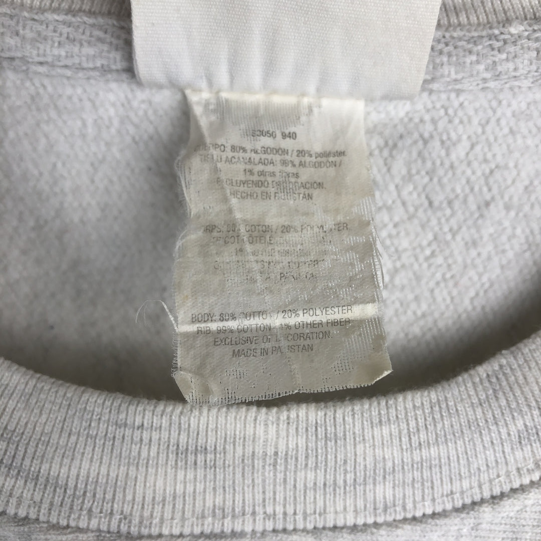 Champion Reverse Weave College Character Sweatshirt, Men's Size L cotton pale white type Vintage Second Hand