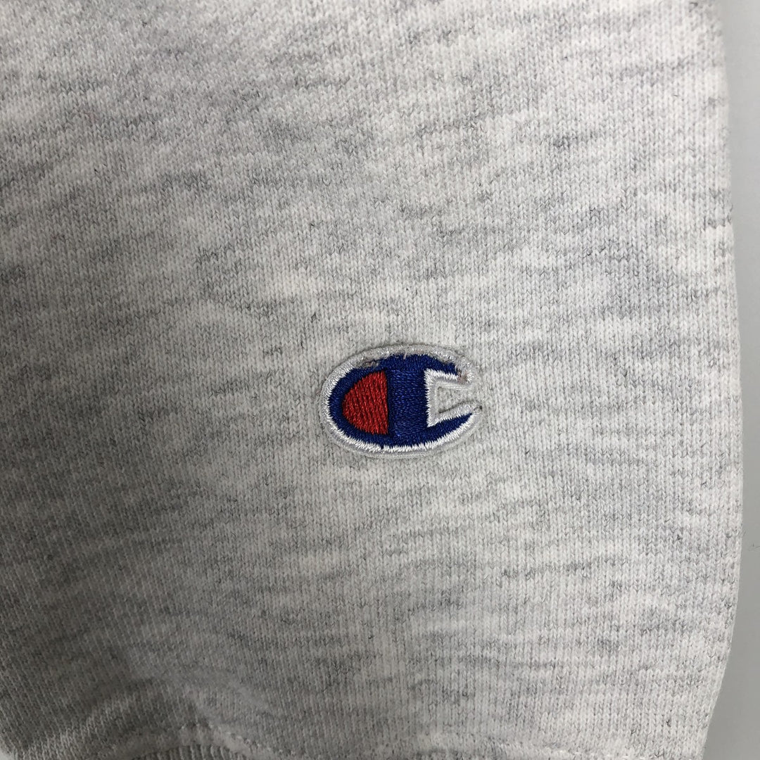 Champion REVERSE WEAVE Reverse Weave Print Sweatshirt, Men's Size Small unclear gray type Vintage Second Hand