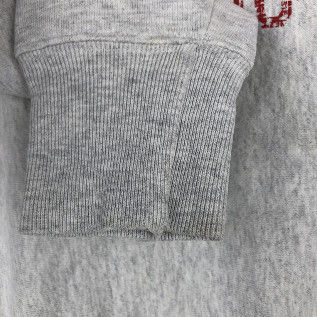 Champion REVERSE WEAVE Reverse Weave Print Sweatshirt, Men's Size Small unclear gray type Vintage Second Hand