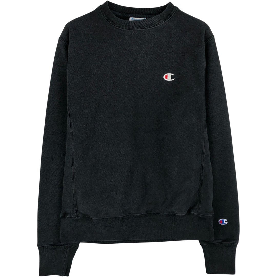 Champion REVERSE WEAVE Reverse Weave One Point Logo Sweatshirt Trainer Men's S cotton black type Vintage Second Hand