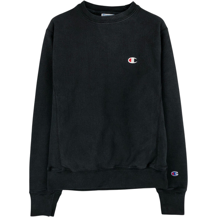 Champion REVERSE WEAVE Reverse Weave One Point Logo Sweatshirt Trainer Men's S cotton black type Vintage Second Hand