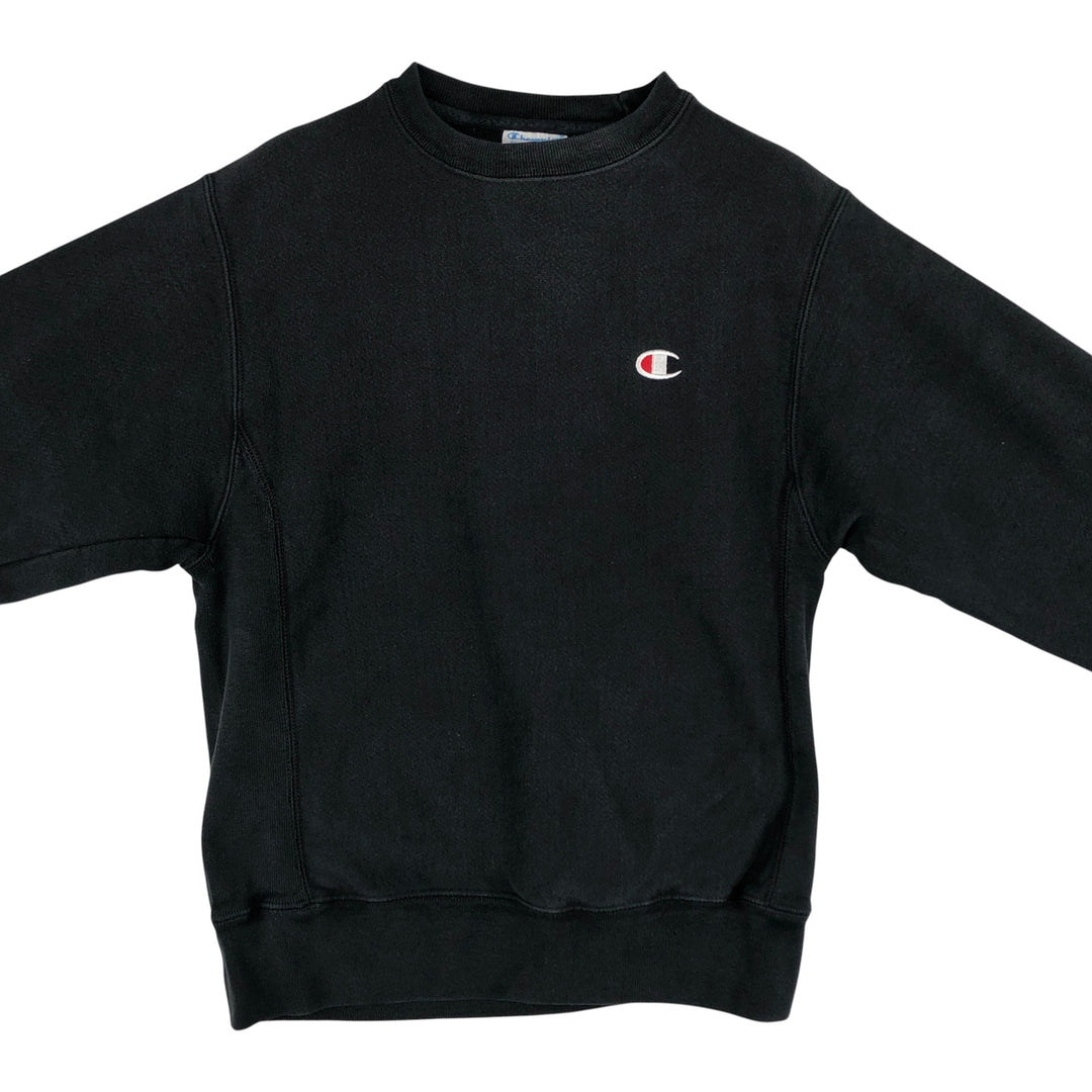 Champion REVERSE WEAVE Reverse Weave One Point Logo Sweatshirt Trainer Men's S cotton black type Vintage Second Hand