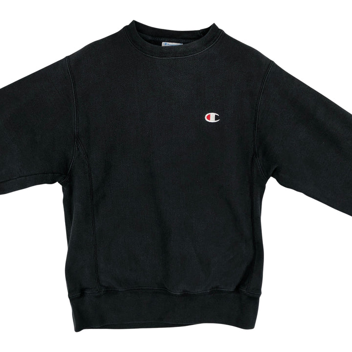 Champion REVERSE WEAVE Reverse Weave One Point Logo Sweatshirt Trainer Men's S cotton black type Vintage Second Hand