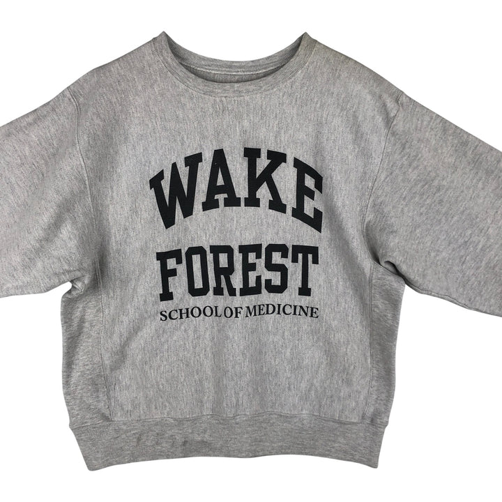 Vintage 2000'S Champion Premium Reverse Weave college sweatshirt, size L, men's unclear pale white type Vintage Second Hand