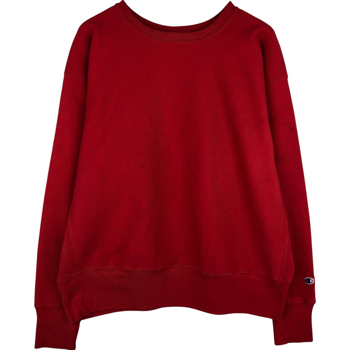 2000'S Champion REVERSE WEAVE Reverse Weave Embroidered Sweatshirt, Men's XL cotton red type Vintage Second Hand