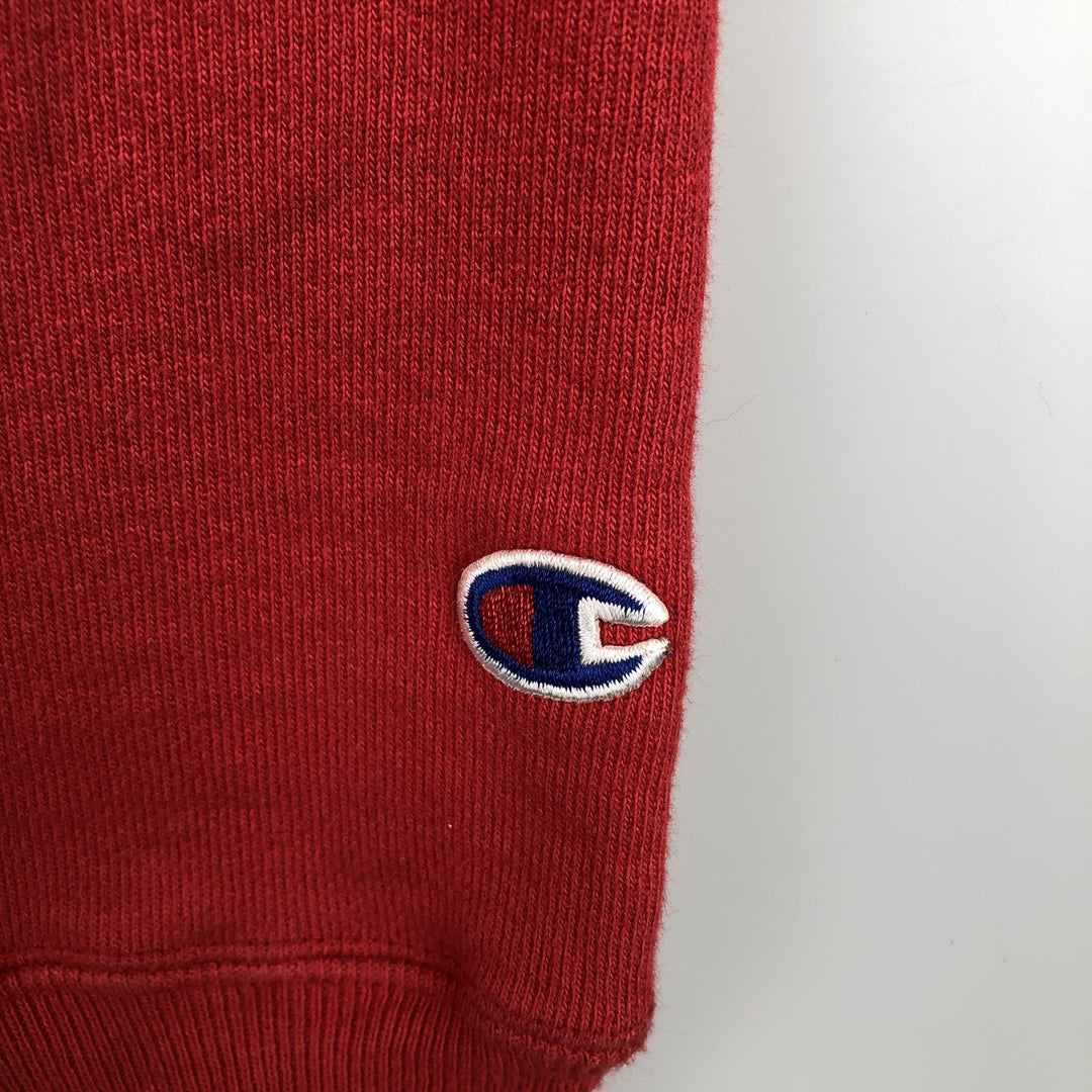 2000'S Champion REVERSE WEAVE Reverse Weave Embroidered Sweatshirt, Men's XL cotton red type Vintage Second Hand