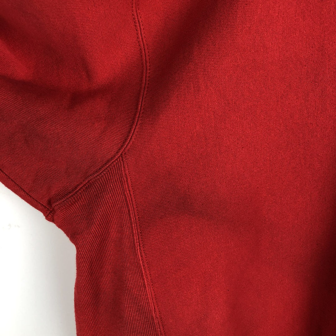 2000'S Champion REVERSE WEAVE Reverse Weave Embroidered Sweatshirt, Men's XL cotton red type Vintage Second Hand