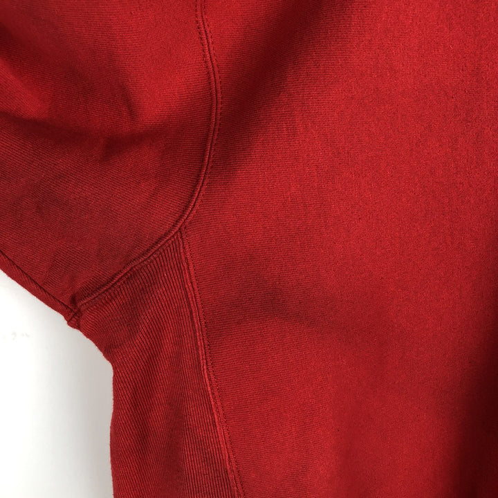 2000'S Champion REVERSE WEAVE Reverse Weave Embroidered Sweatshirt, Men's XL cotton red type Vintage Second Hand