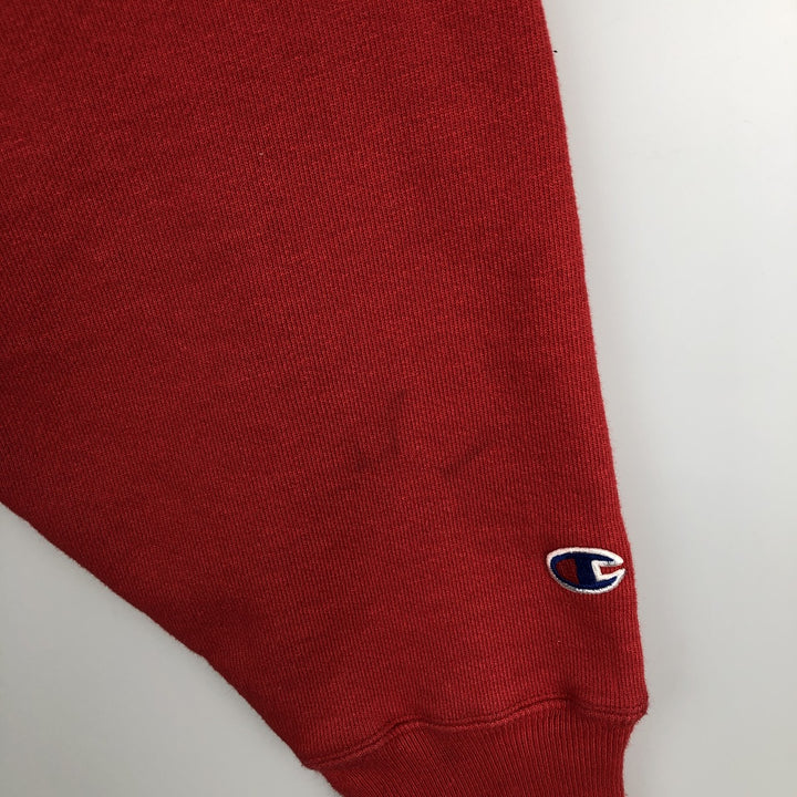 2000'S Champion REVERSE WEAVE Reverse Weave Embroidered Sweatshirt, Men's XL cotton red type Vintage Second Hand