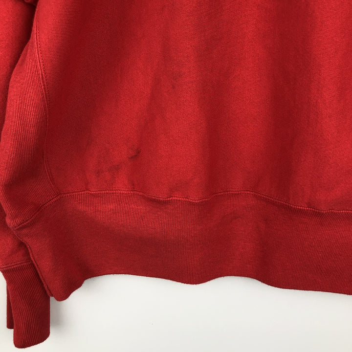 2000'S Champion REVERSE WEAVE Reverse Weave Embroidered Sweatshirt, Men's XL cotton red type Vintage Second Hand