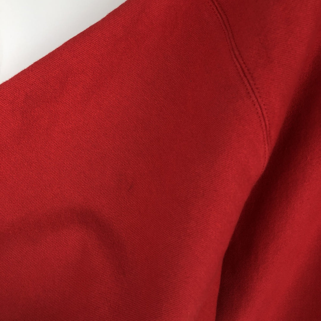 2000'S Champion REVERSE WEAVE Reverse Weave Embroidered Sweatshirt, Men's XL cotton red type Vintage Second Hand