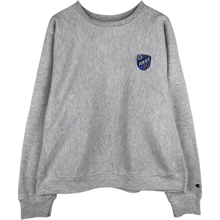 2000'S Champion Premium Reverse Weave Logo Sweatshirt, Men's Size XL unclear pale white type Vintage Second Hand