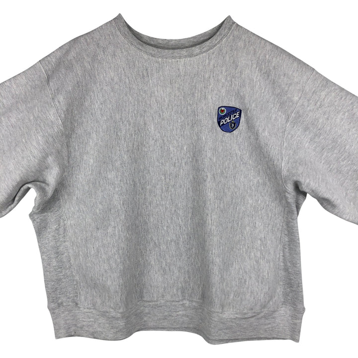 2000'S Champion Premium Reverse Weave Logo Sweatshirt, Men's Size XL unclear pale white type Vintage Second Hand