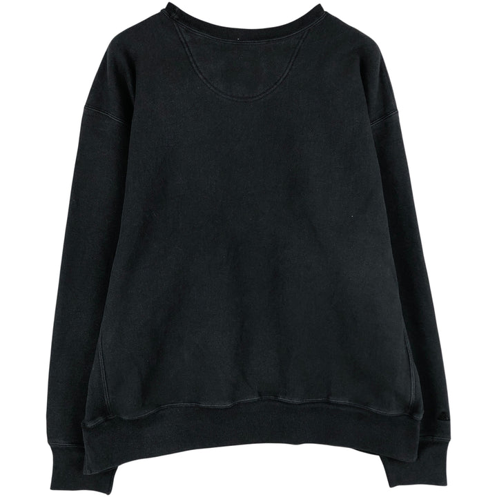 2000'S Champion Premium Reverse Weave Blank Sweatshirt, Men's Size XL cotton black type Vintage Second Hand