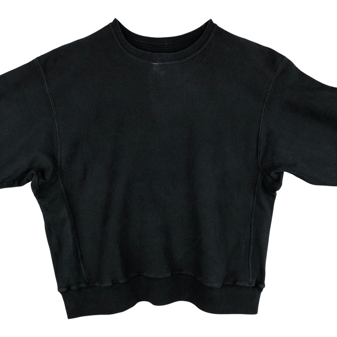 2000'S Champion Premium Reverse Weave Blank Sweatshirt, Men's Size XL cotton black type Vintage Second Hand