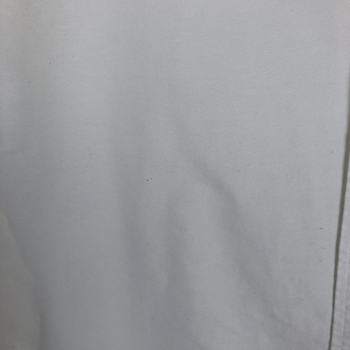 Ralph Lauren YARMOUTH long sleeve button down shirt, men's size M cotton white type Vintage Second Hand