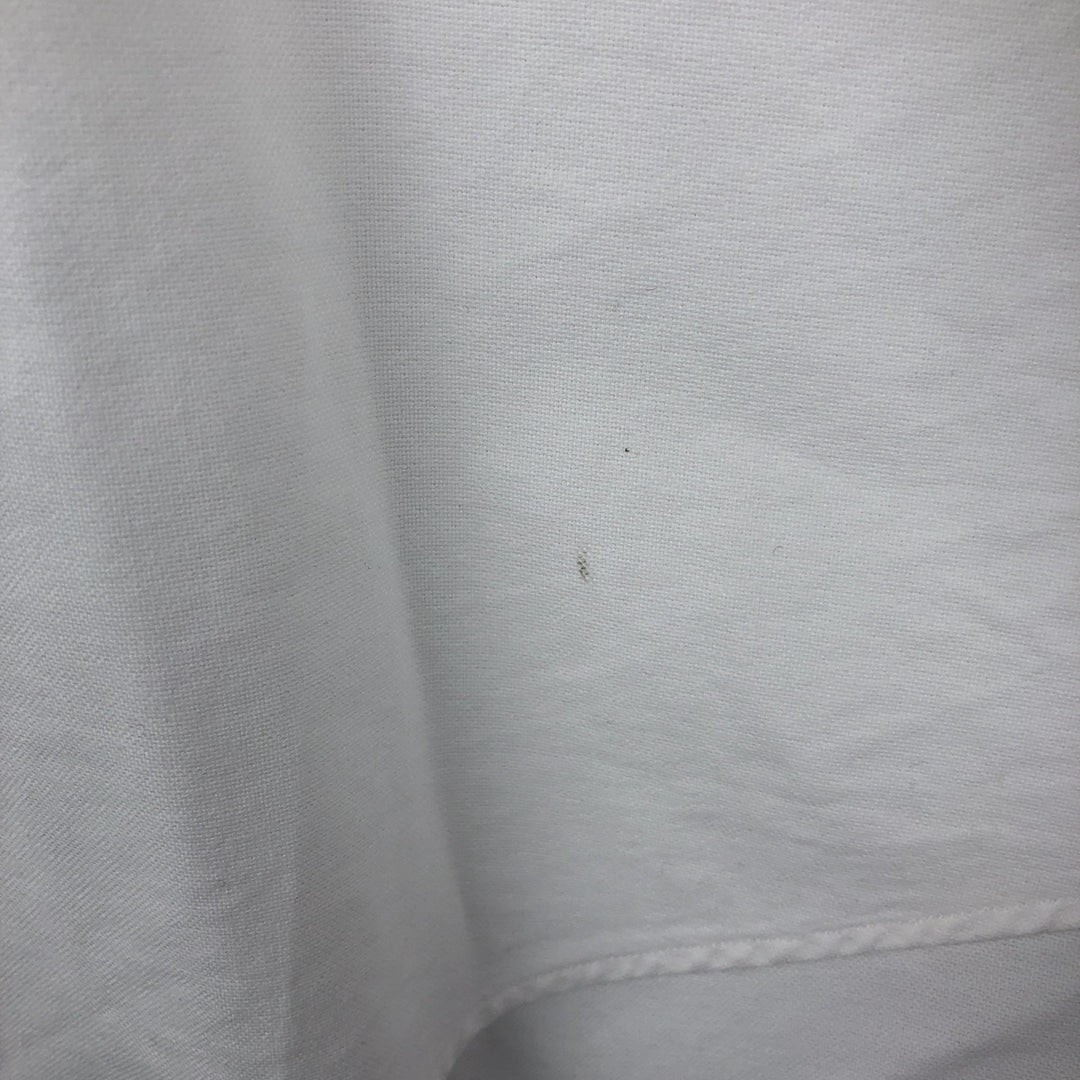 Ralph Lauren YARMOUTH long sleeve button down shirt, men's size M cotton white type Vintage Second Hand