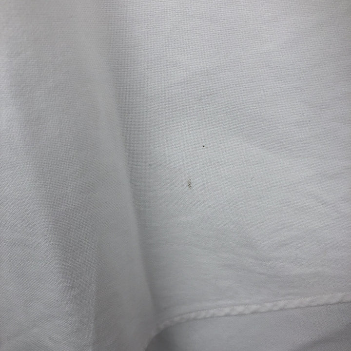 Ralph Lauren YARMOUTH long sleeve button down shirt, men's size M cotton white type Vintage Second Hand